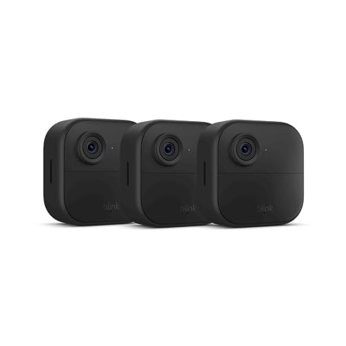 Blink Outdoor 4 (newest model), Wire-free smart security camera, two-year battery life, two-way audio, HD live view, enhanced motion detection