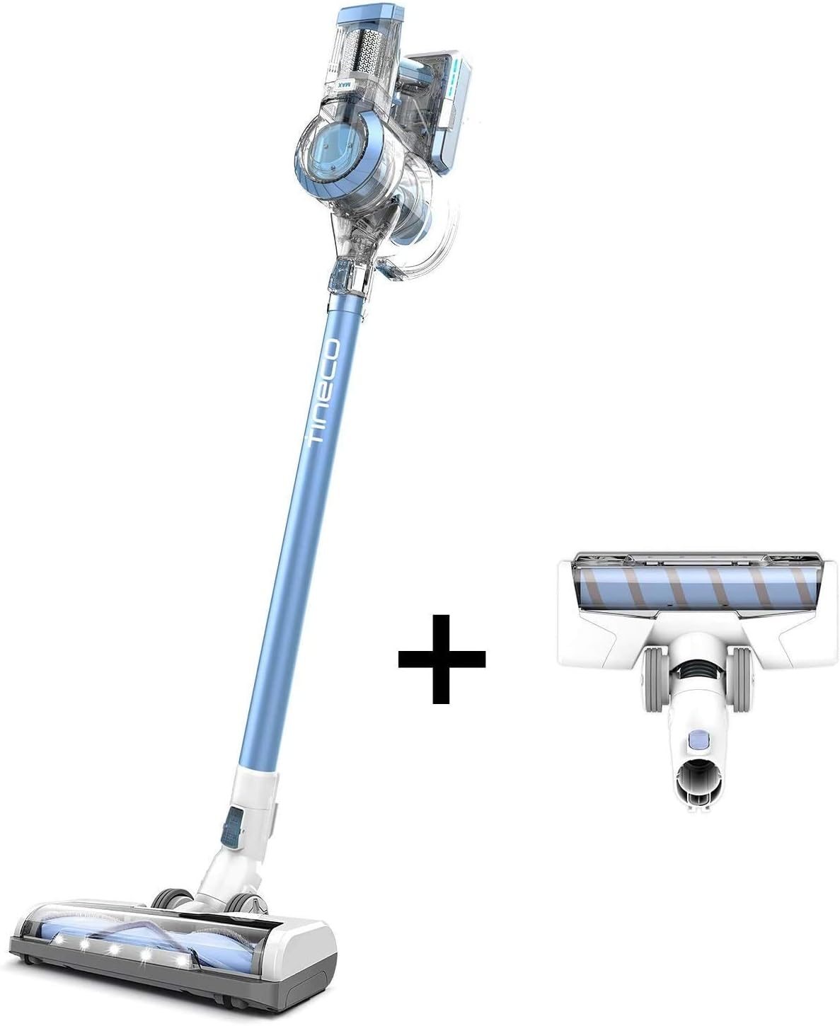 Tineco A11 Hero Cordless Vacuum Cleaner Plus Soft Roller Brush, 40 mins Long Runtime, Lightweight Handheld Stick Vacuum