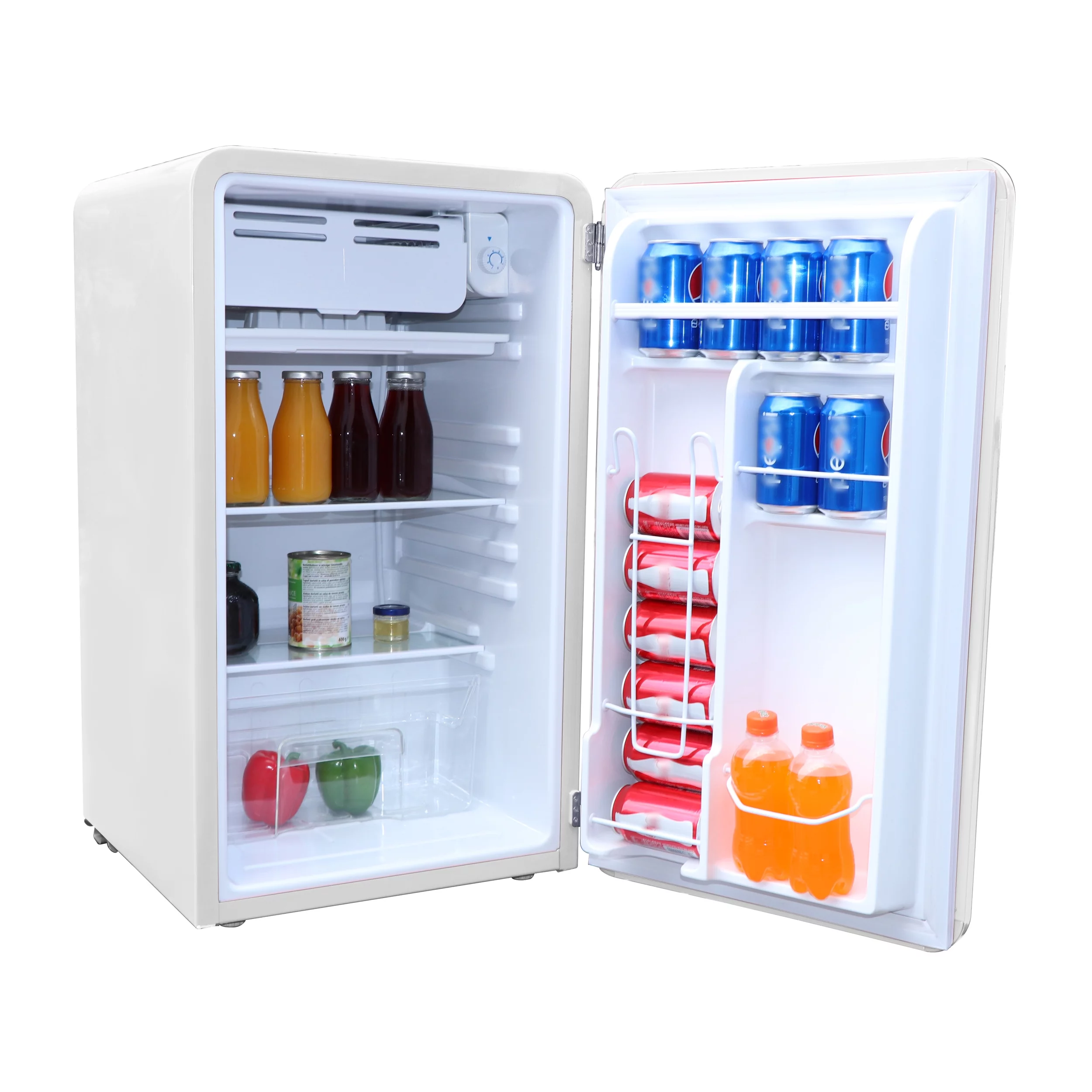 Frigidaire 3.2 cu ft Single Door Retro Compact Fridge EFR372, Pink
