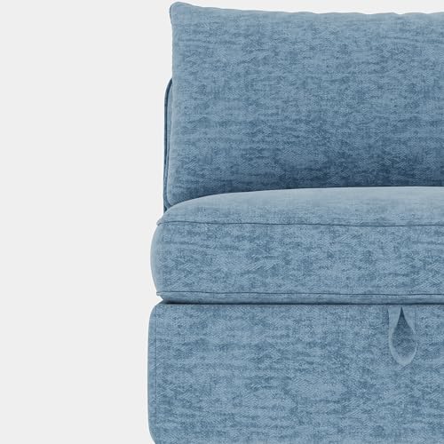 Oversized Modular Storage Sectional Sofa Customizable Seating Group Sofa&Couch Convertible Sleeper Sofabed with Movable Ottomans and Seat