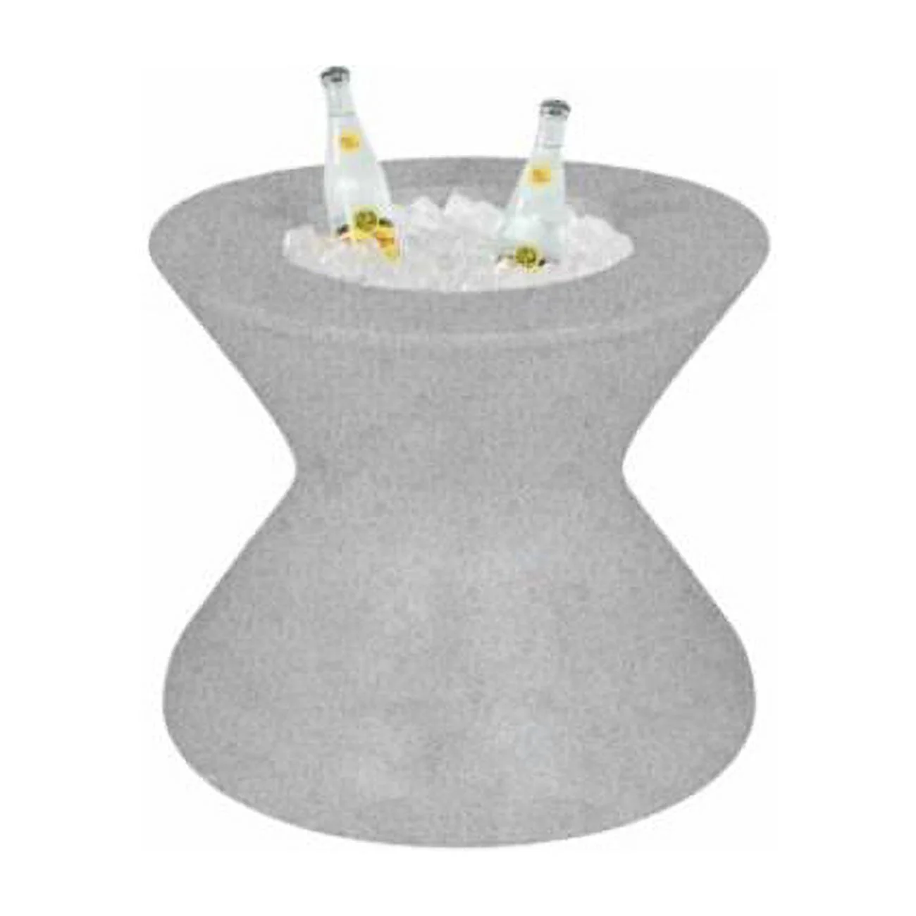 Signature Tall Ice Bin Side Table, Grey