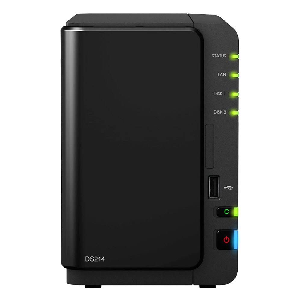 Synology Disk Station DS214 2-Bay Diskless NAS Server - SATA 3Gb/s