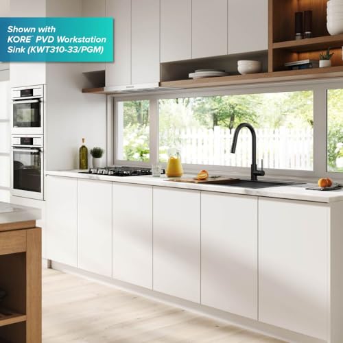 KRAUS Oletto Tall Modern Single-Handle Touch Kitchen Sink Faucet with Pull Down Sprayer in Spot Free Stainless Steel, KTF-3101SFS