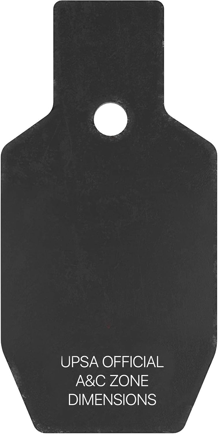 Solid Tactical AR500 Steel Targets for Shooting - USPSA Half A&C Zone - Metal Targets Perfect for Human Target Practice
