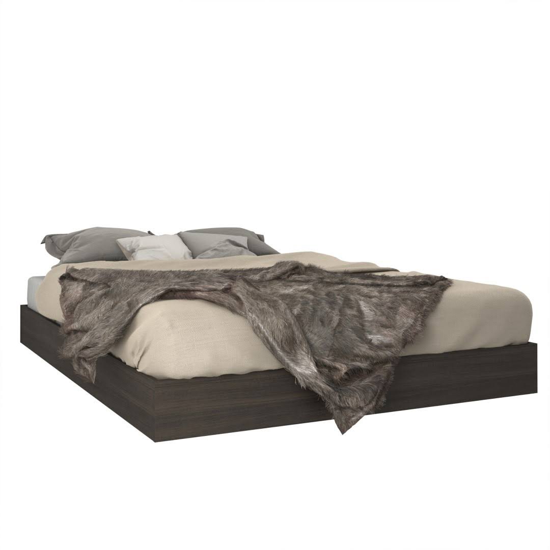 Nexera Jet Set 4 Piece Queen Size Bedroom Set, Ebony
