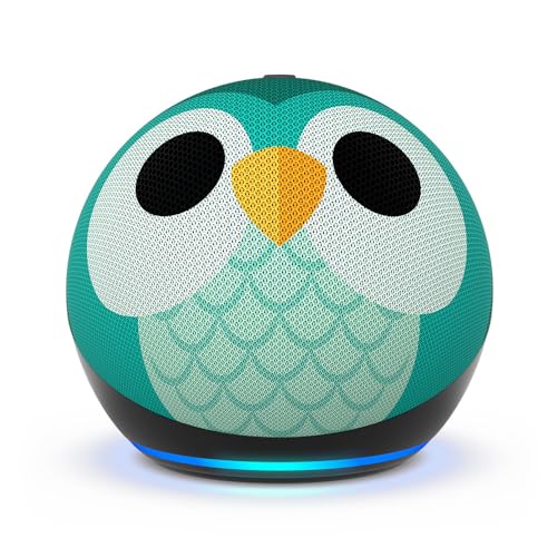 Amazon Entertainment Bundle Including Fire HD8 Kids Pro Tablet (32GB, Hello Teal) + Echo Dot Kids (Owl)