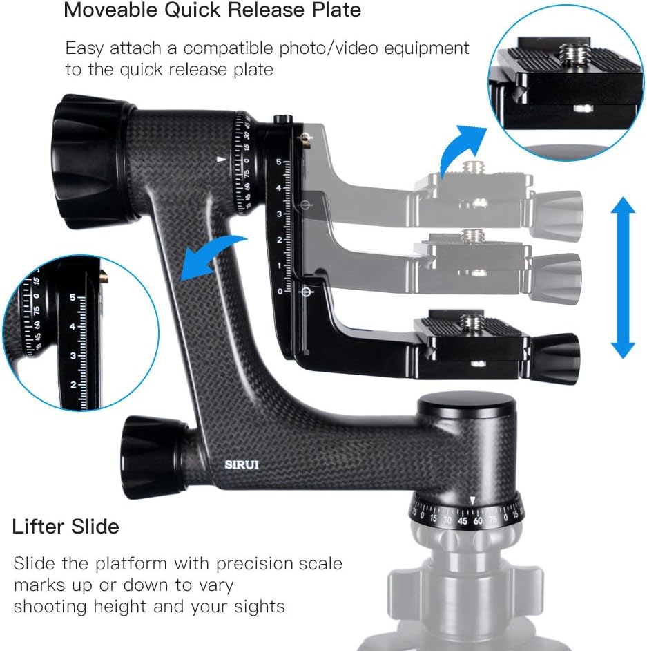 SIRUI PH-Series Carbon Fiber Gimbal Head (PH-10)