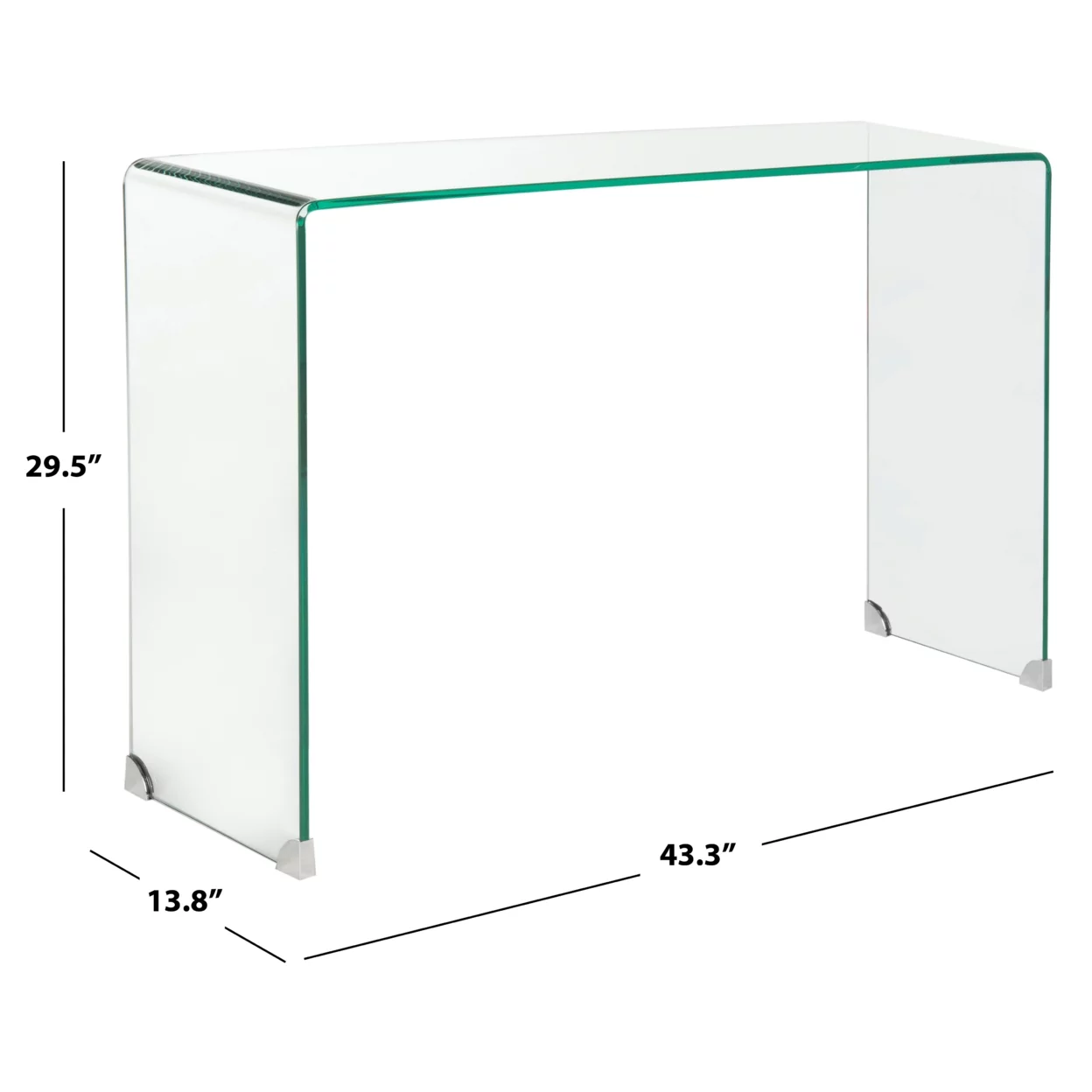 SAFAVIEH Ambler Console Table Clear
