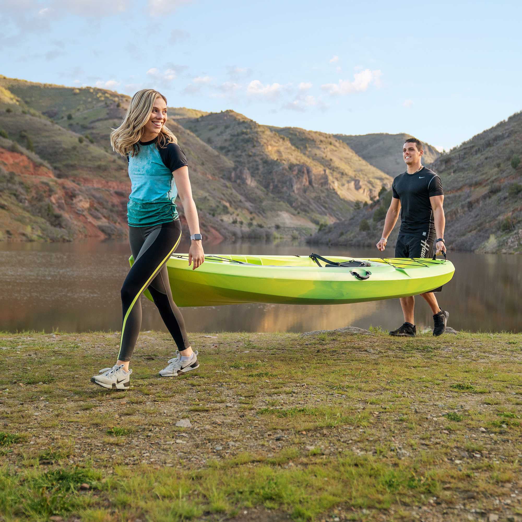 Lifetime Temptation 11 ft Sit-on-Top Kayak, Lemongrass Fusion (90979) - Radiant Selections