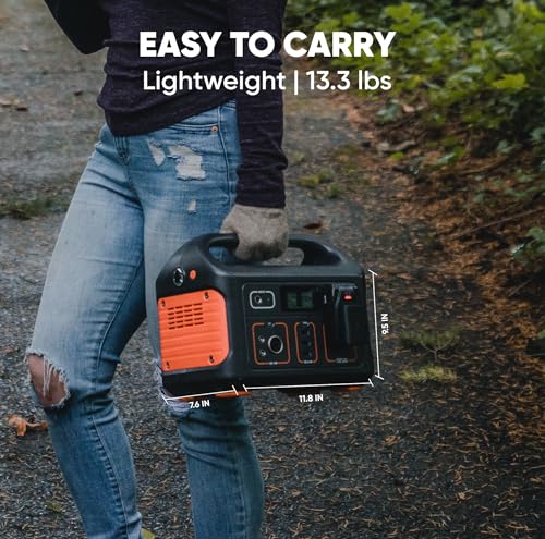 Jackery Portable Power Station Explorer 500, 518Wh Outdoor Solar Generator Mobile Lithium Battery Pack with 110V/500W AC Outlet for Home Use