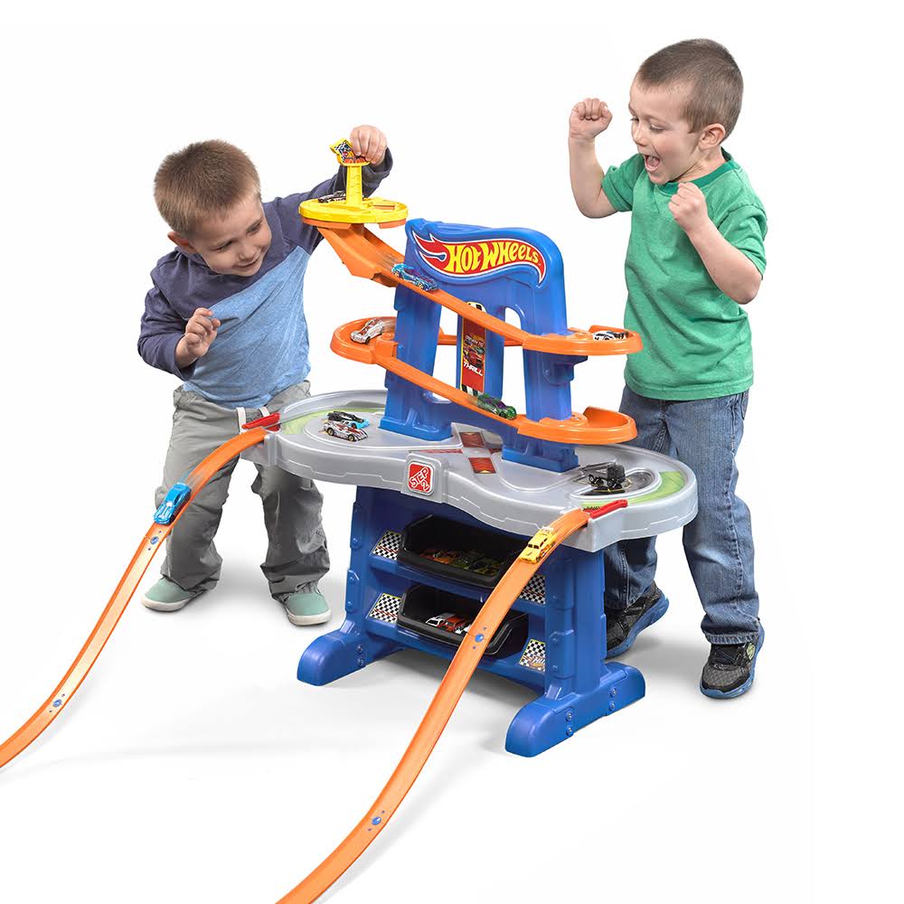 Hot Wheels Extreme Road Rally Raceway Car Track Tower by Step2