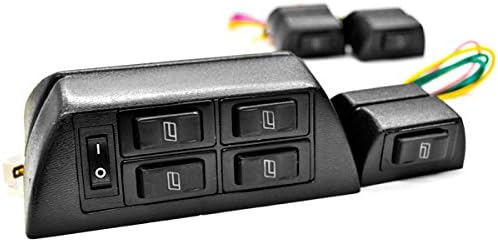 Biltek Full Complete Car Truck 4 Window Automatic Power Kit With 7 Switches Kit (WINRUP-4)