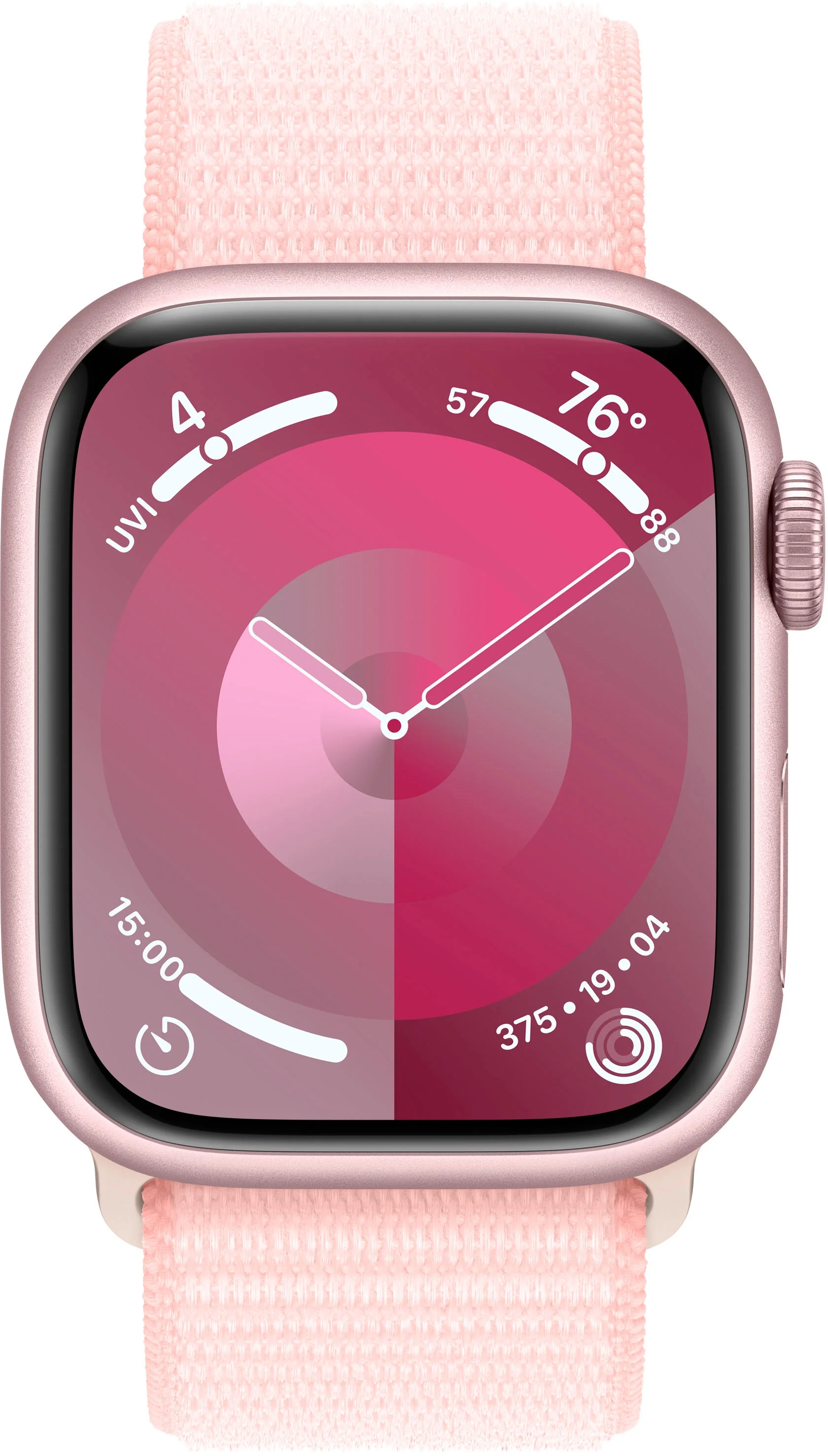 Refurbished Apple Watch Gen 9 Series 9 41mm Pink Aluminum - Light Pink Sport Band MR953LL/A