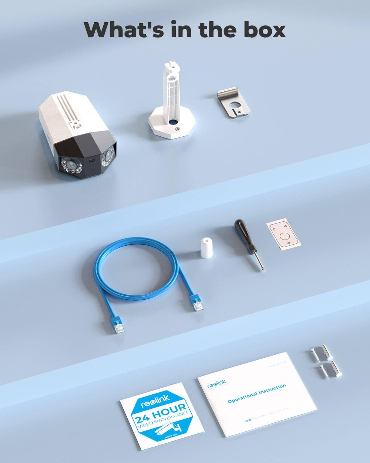 REOLINK Duo PoE, 4MP Dual Lens Outdoor Home Security IP PoE Camera, 150°Viewing Angle, Human/Vehicle Detection, Motion Spotlights Color Night Vision