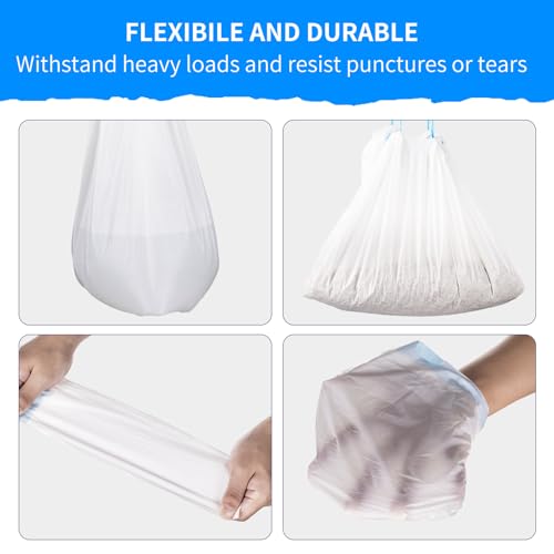 Self Cleaning Cat Litter Box, Automatic Cat Litter Box with APP Control Odor Removal Safety Protection for Multiple Cats, with Garbage Bags
