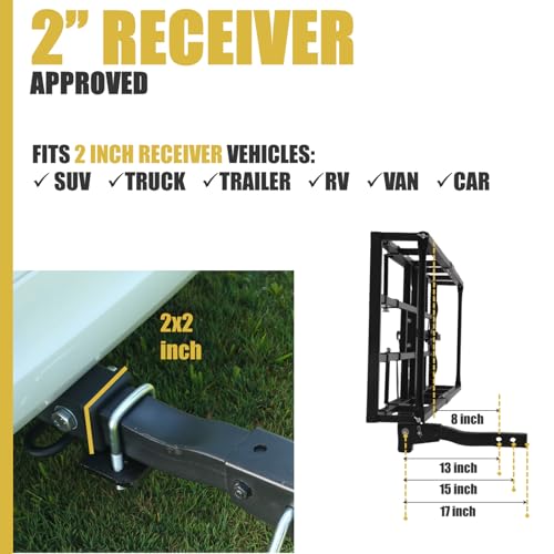 Hitch-Mount Bike Rack for Ebike Heavy-Duty