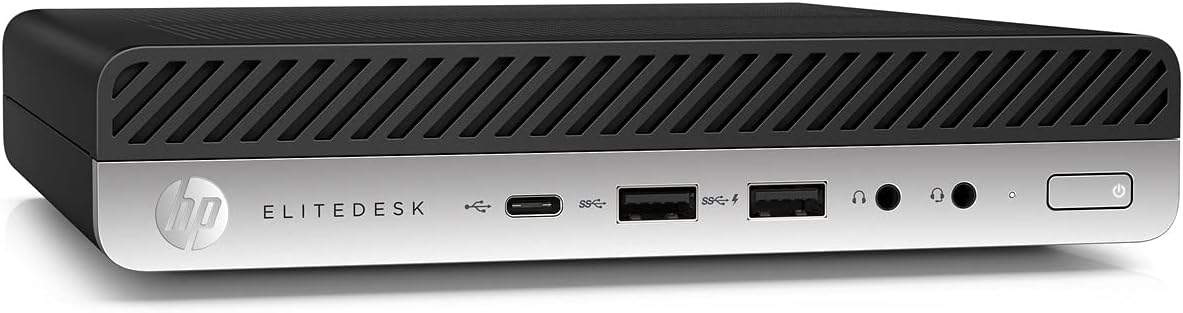 HP EliteDesk 800 G3 Mini 35W, Core i7-6700T 2.80GHz, 8GB, 256GB NVMe (Renewed)