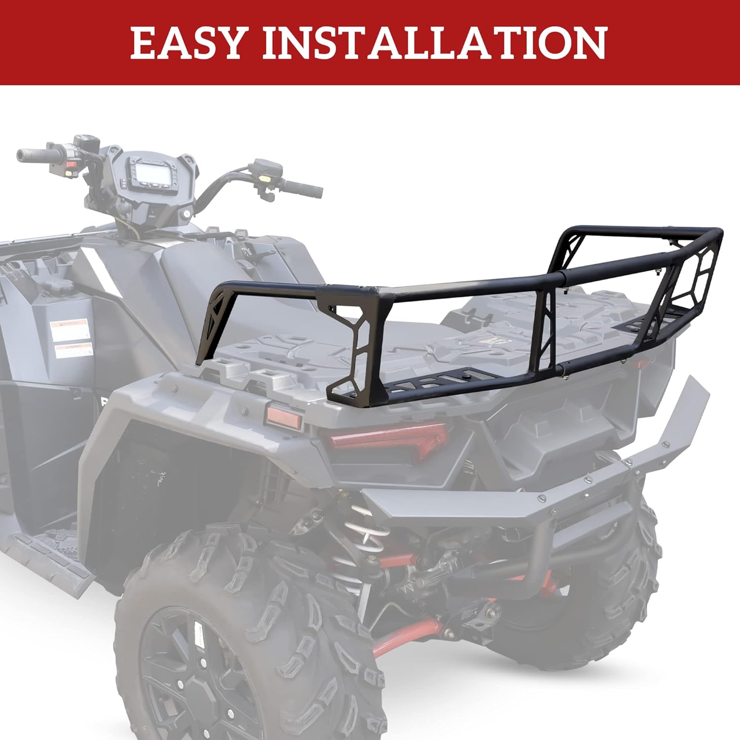 SAUTVS Rear Rack Extender for Polaris Sportsman XP 1000 / SP 850
