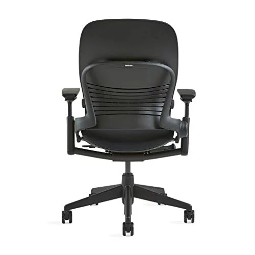 Steelcase Leap Fabric Chair, Black, -