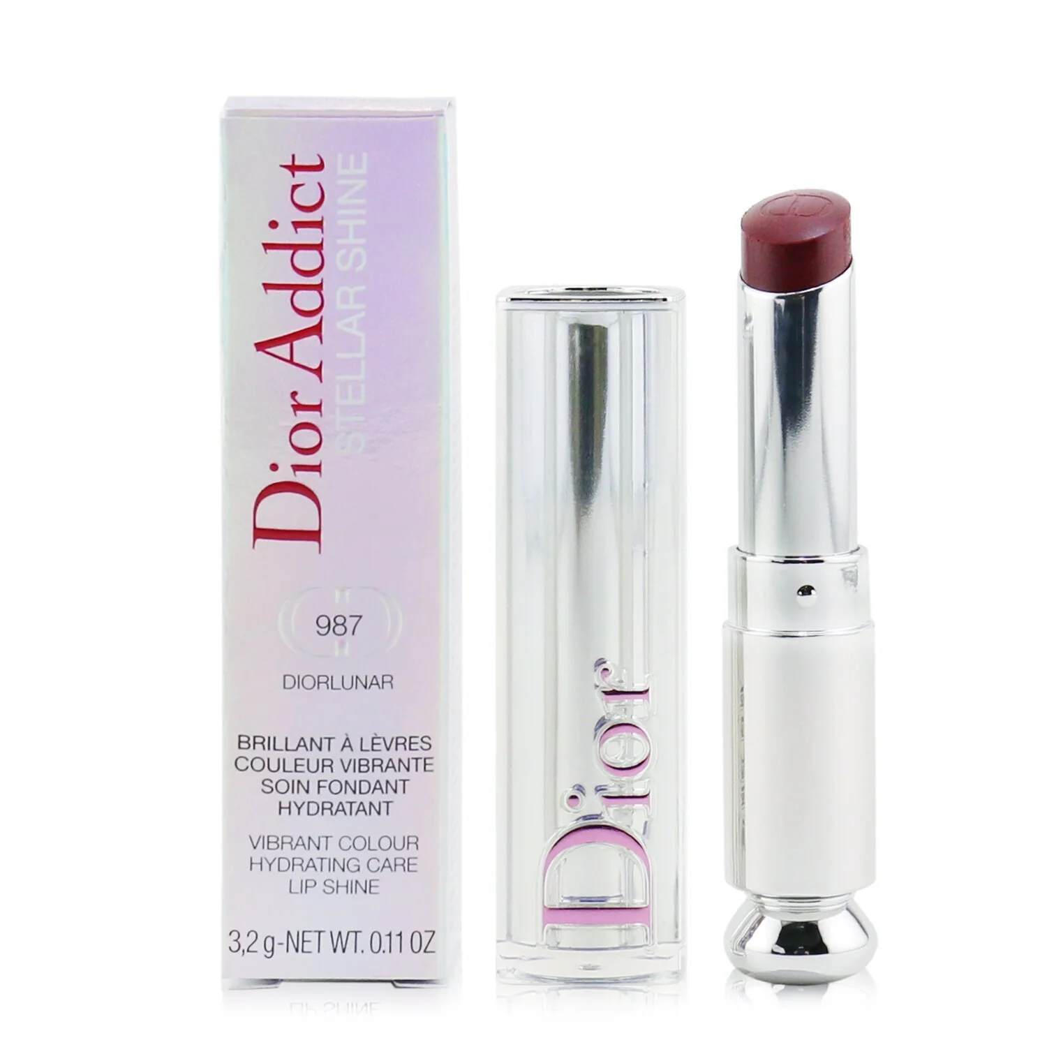 Christian Dior Dior Addict Stellar Shine Lipstick - # 649 Diorosphere (Dark Peach)  3.2g/0.11oz