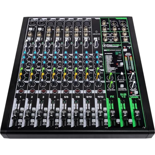 Mackie ProFX10 Go Battery-powered 10-channel Mixer with USB and Enhanced Effects