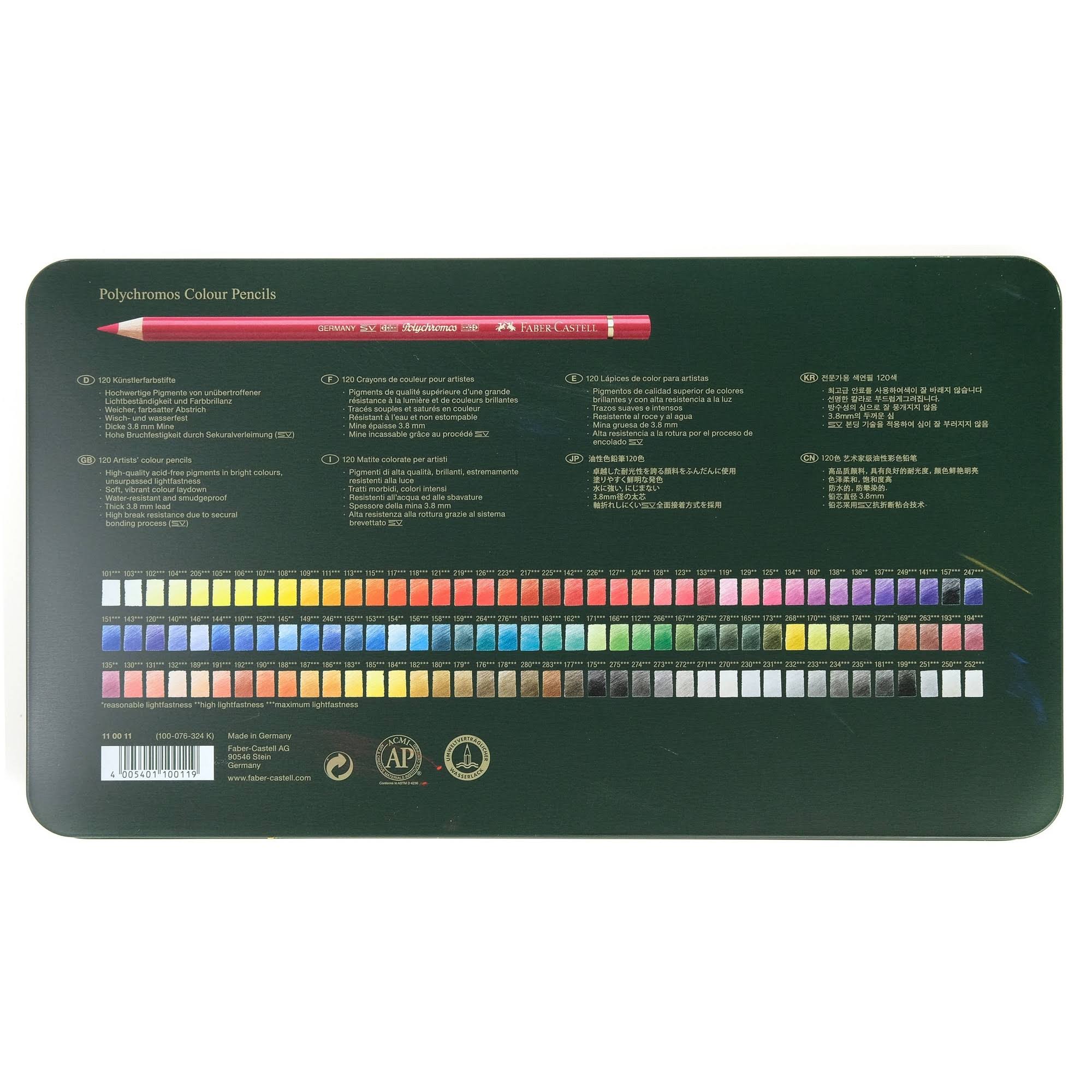 Faber-Castell Polychromos Colored Pencil Set of 120