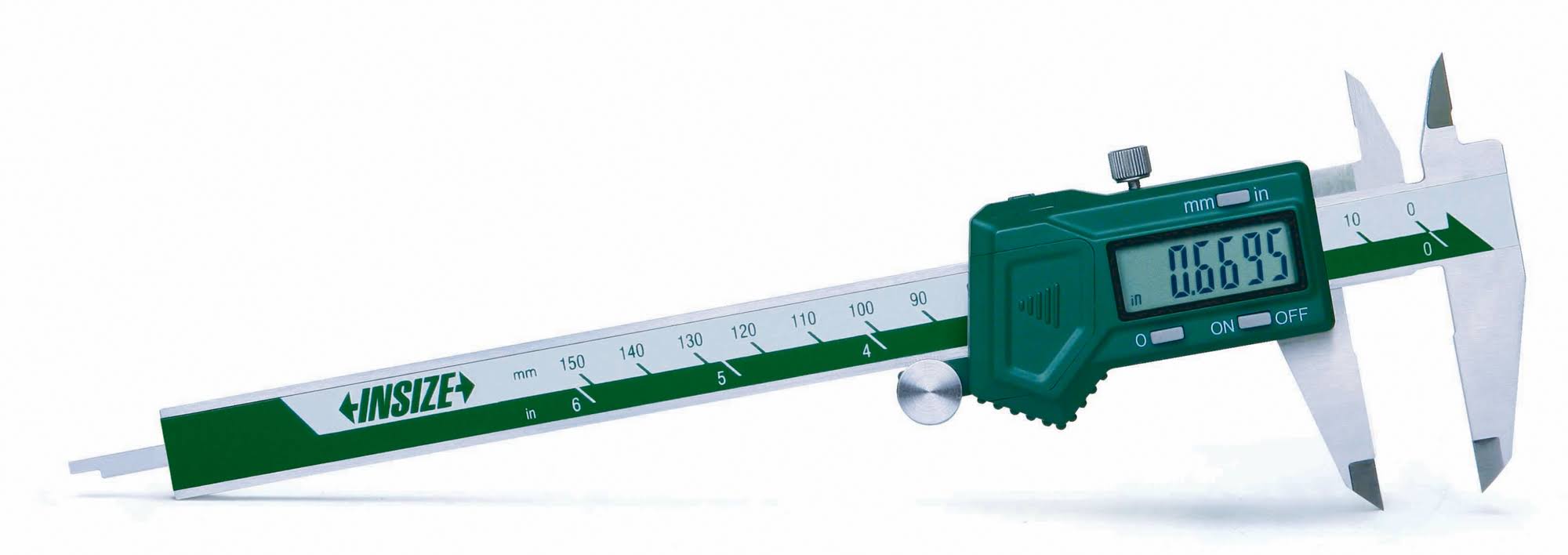 Insize 1130-200 Electronic Left Hand Caliper, 0-8x22