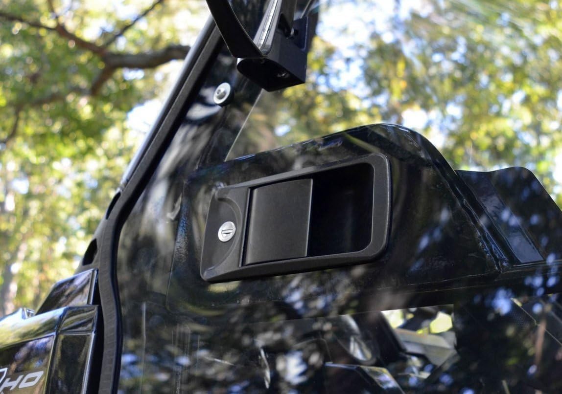 SuperATV Cab Enclosure Doors for Polaris Ranger XP 570 / XP 900 / XP 1000 Crew (See Fitment) | Front and Rear Set | Light-Tint 1/4" Thick