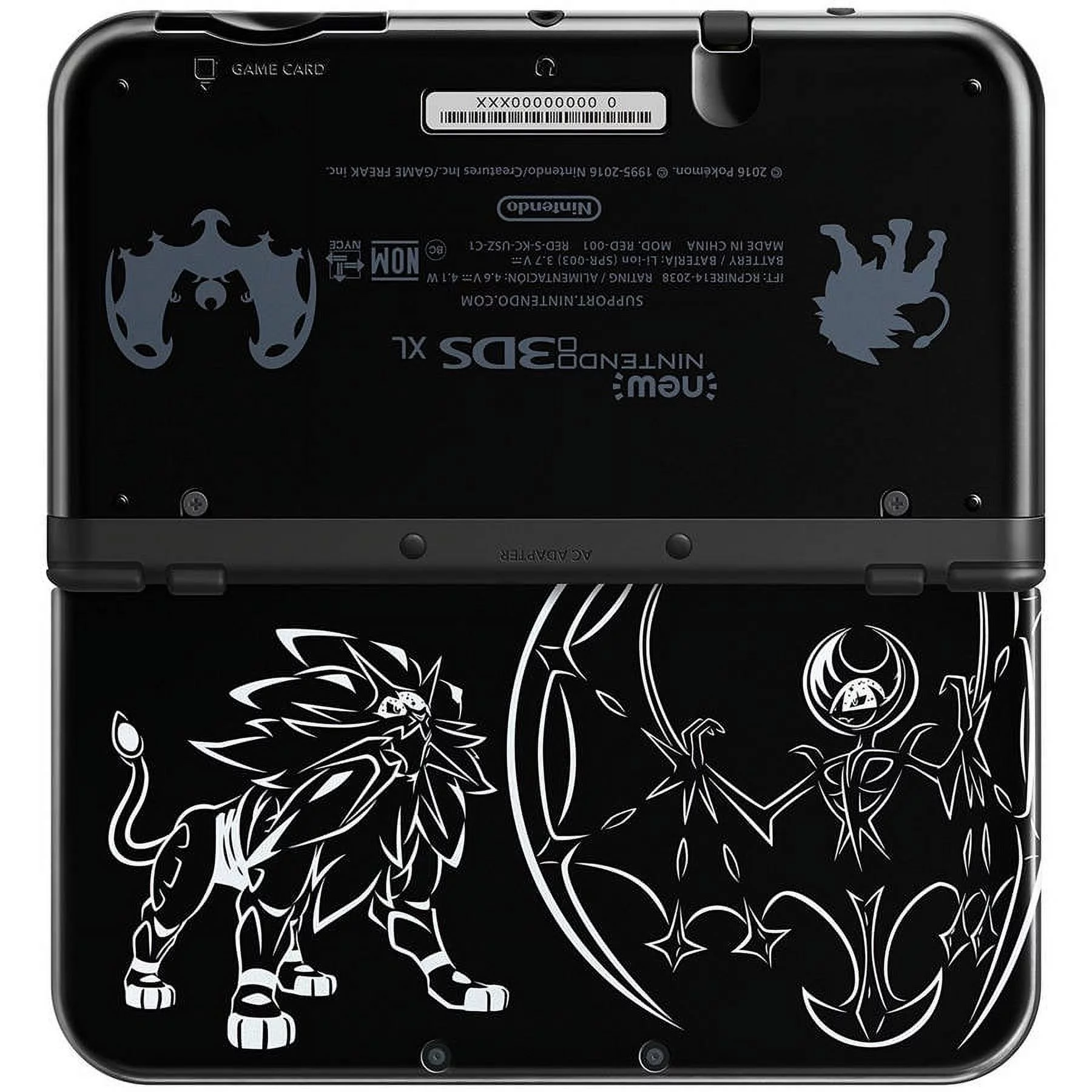 Nintendo 3DS XL Solgaleo Lunala Black Edition Gaming System - Radiant Selections