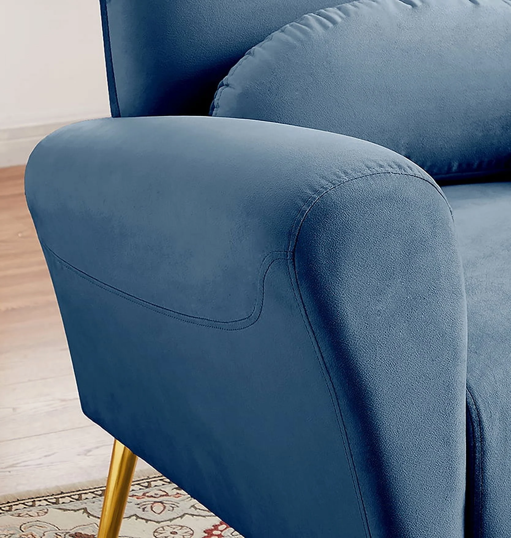 Jayseem Modern Wooden Leg Armless Living Room Chair