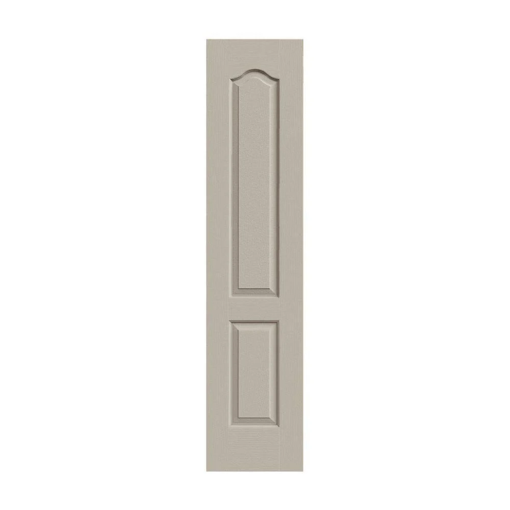 JELD-WEN 18 in. x 80 in. Camden Desert Sand Painted Textured Molded Composite MDF Interior Door Slab