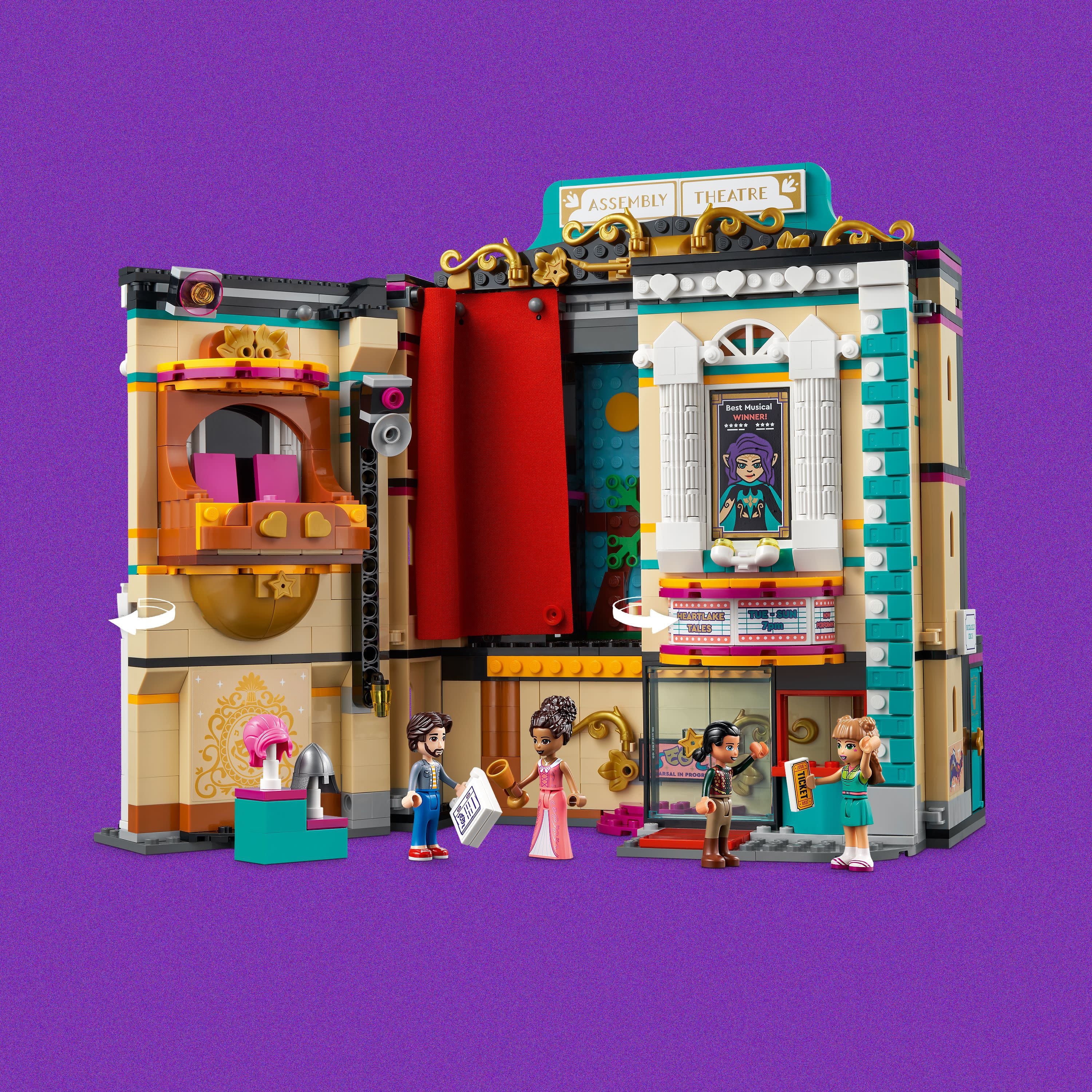 LEGO Friends Andrea's Theater School Playset, 41714 Creative Toy, Gift Idea for Kids