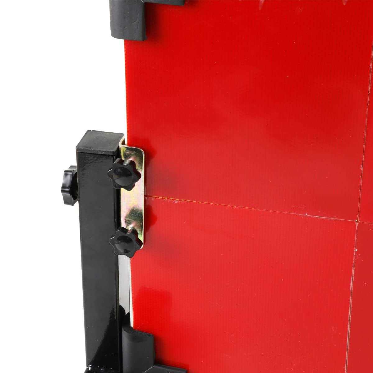CDZHLTG Table Tennis Rebound Board Rebounder with 8 Rubbers Improved 2nd Generation Pingpong Return Board Self Training Equipment