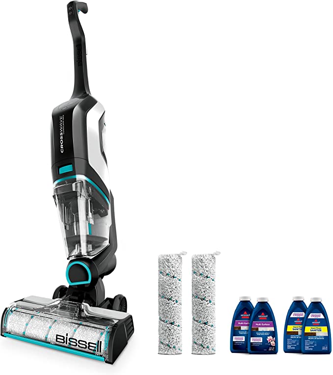 BISSELL, 2554A CrossWave Cordless Max All in One Wet-Dry Vacuum Cleaner and Mop for Hard Floors and Area Rugs