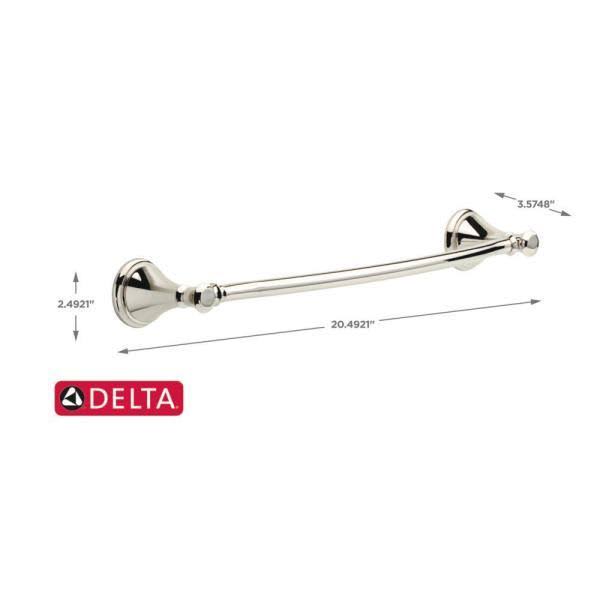 Delta Cassidy 5-Piece Bath Hardware Set in Polished Nickel