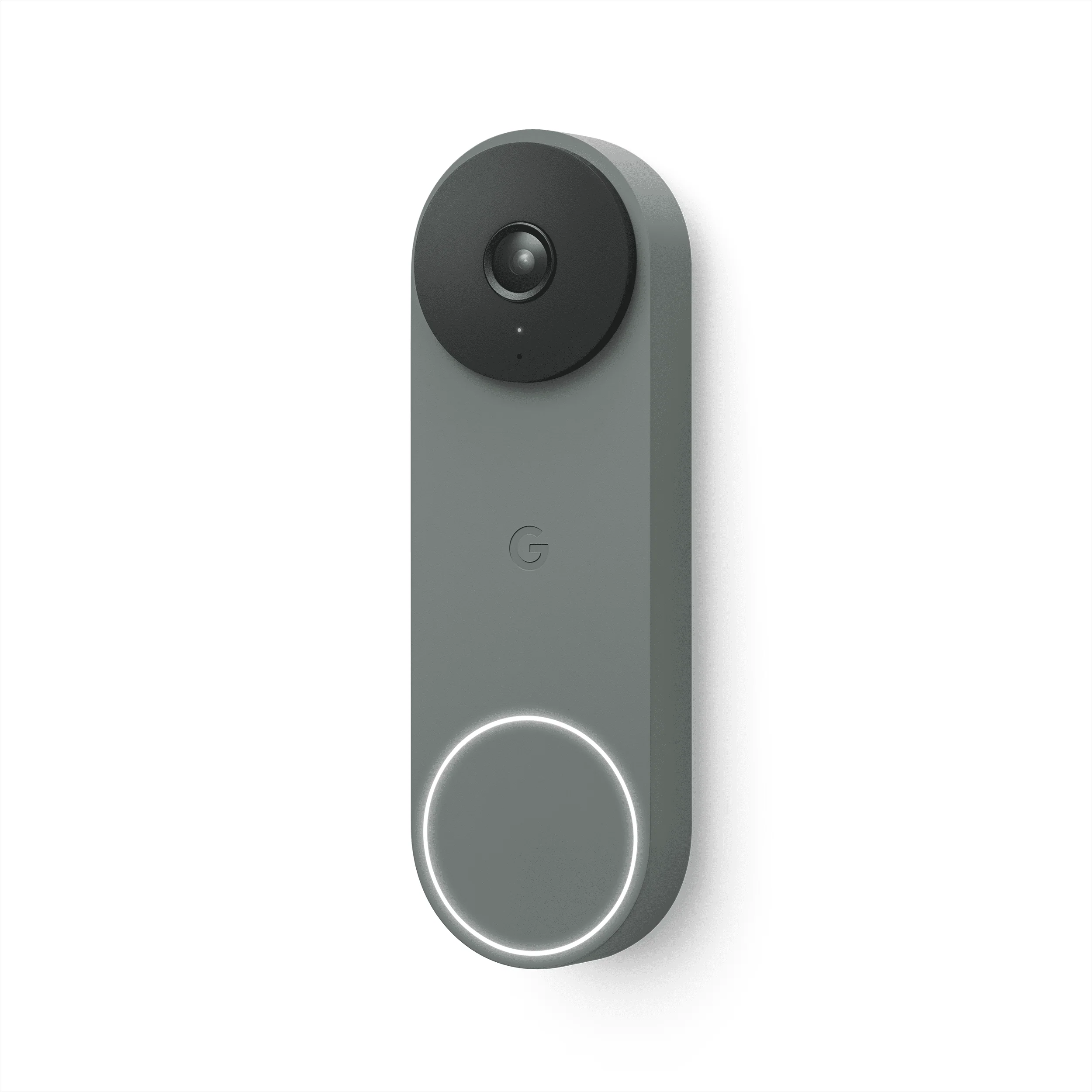 Google Nest Doorbell (Wired, 2nd gen) - Video Doorbell Camera - Doorbell Security Camera - Snow