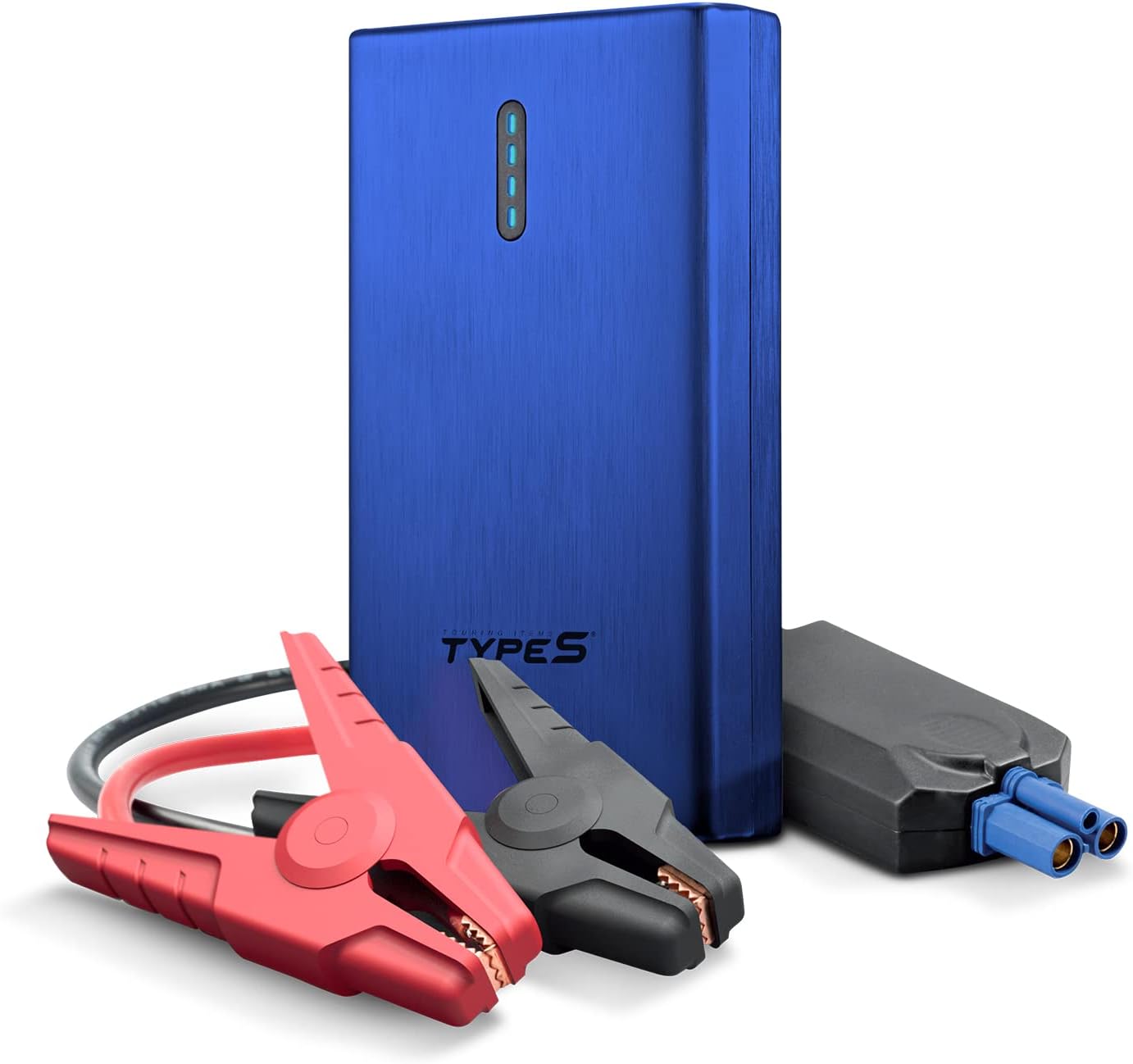 TYPE S 8000mAh Car Jump Start and Portable Power Bank - Blue