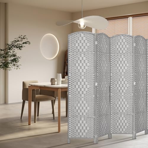 Room Divider, Room Dividers and Folding Privacy Screens, 16in Privacy Screen, 6 Panel Temporary Wall Partitions, 6ft Space Separation Panel Screen