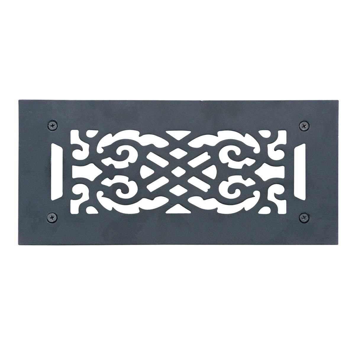 Renovators Supply 2 Heat Air Grille Cast Victorian Overall 5 1/2 x 12