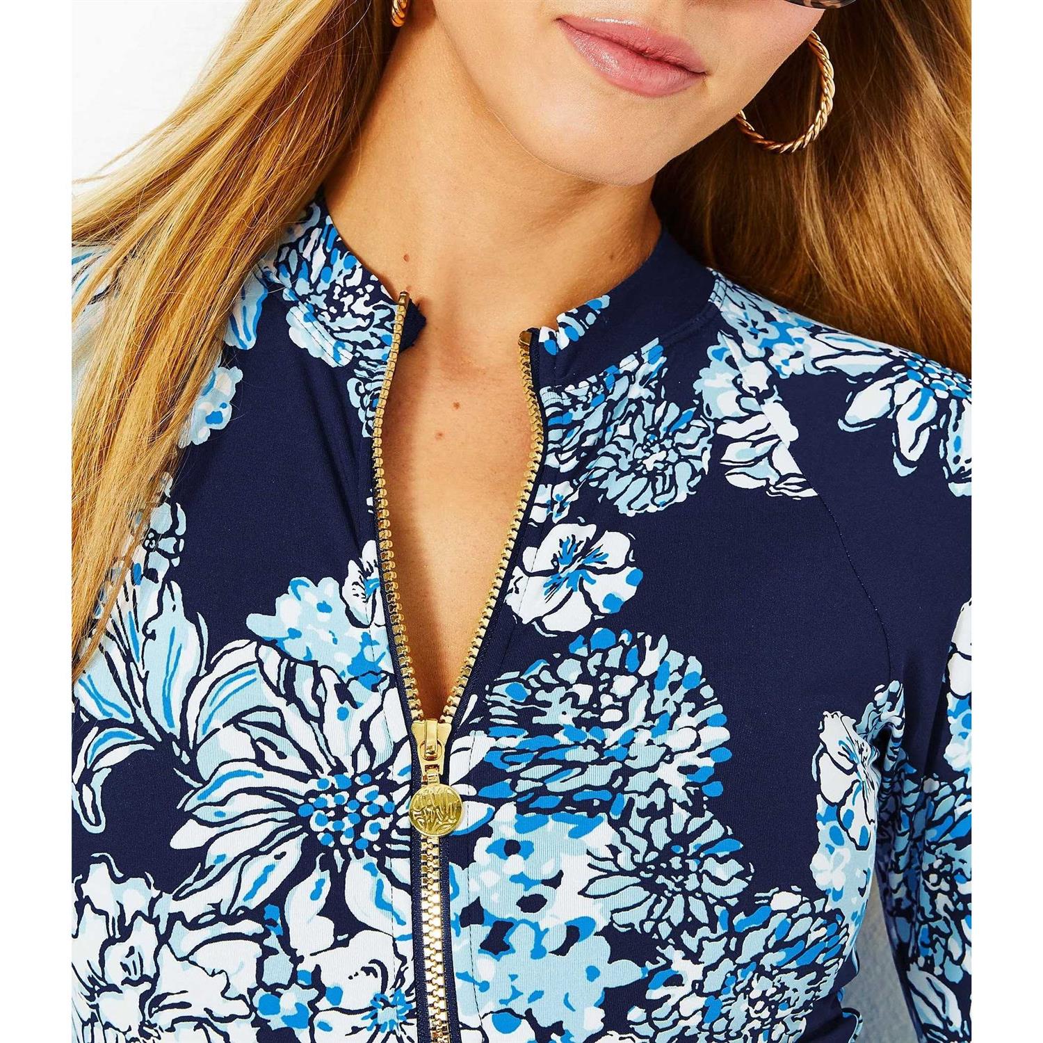 Lilly Pulitzer Randee Rashguard One-Piece Womens Swimsuit - Sports Supplies Online Store
