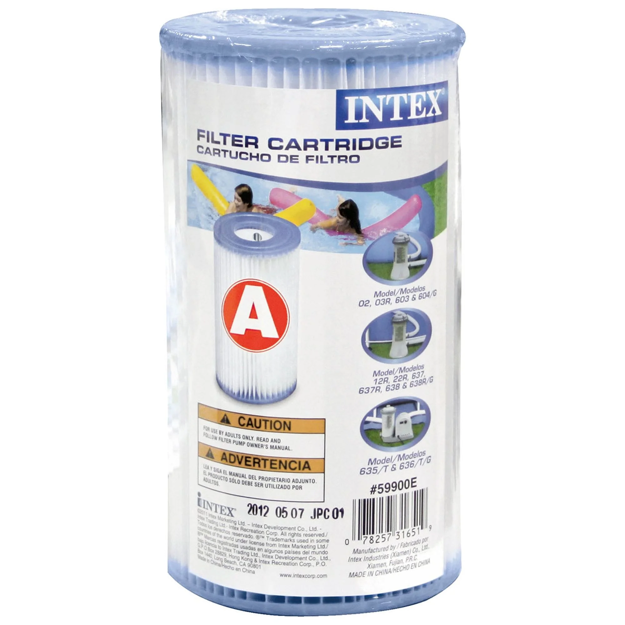 Intex 15ft x 48in Frame Swimming Pool Set w/ Pump and Filter Pump Cartridges