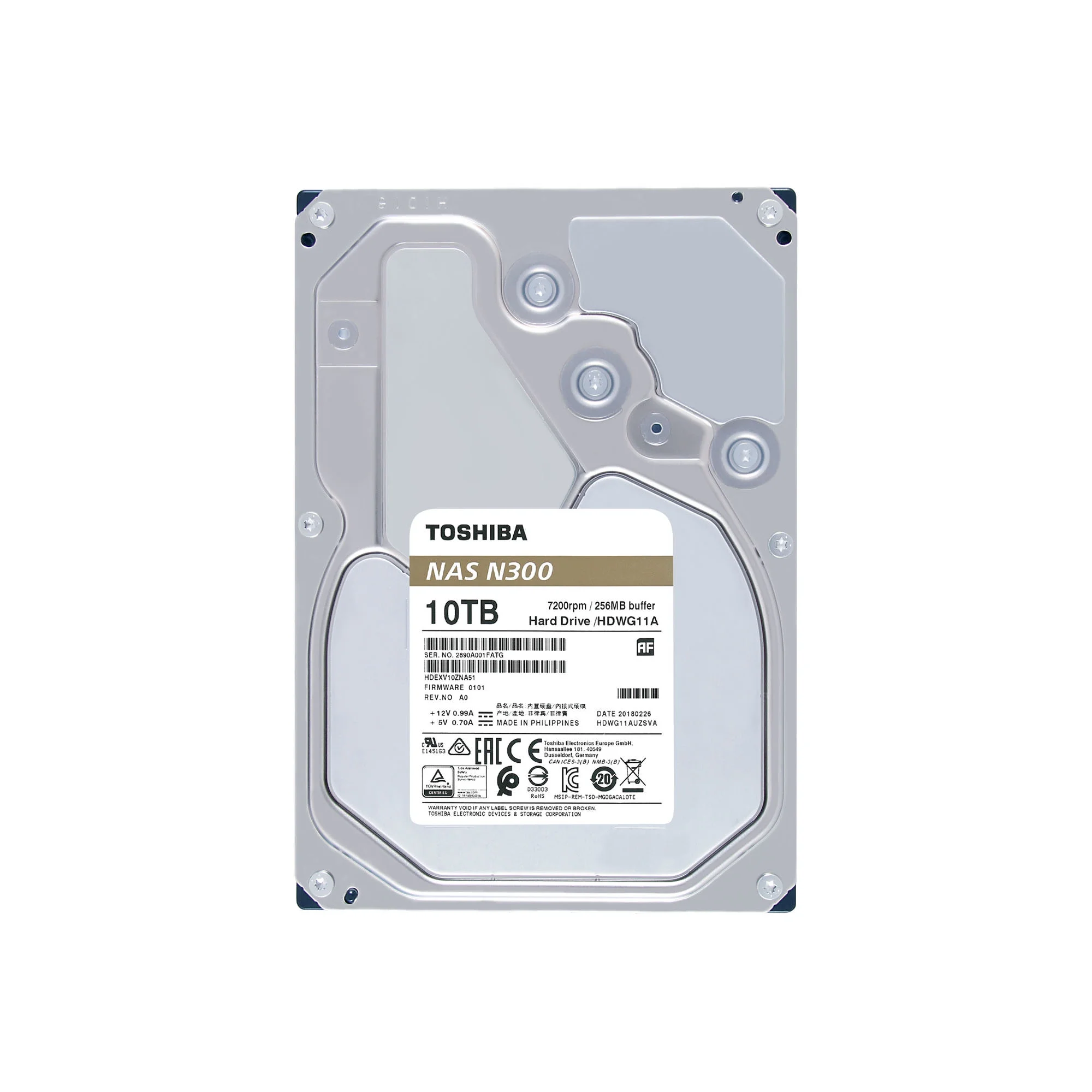 Toshiba HDWG11AXZSTA 10TB Internal Drive