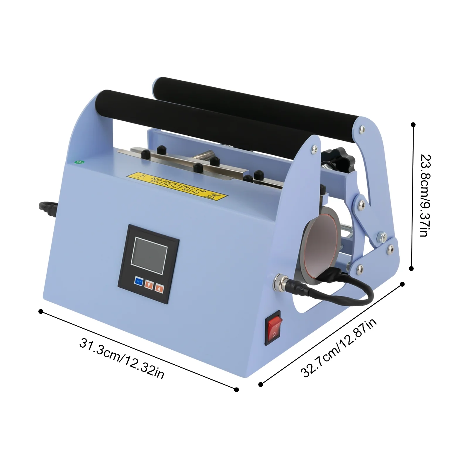 40OZ Tumbler Heat Press Machine,Mug Tumbler Press Machine Cup DIY Press Machine 500W - Curated Treasures Market