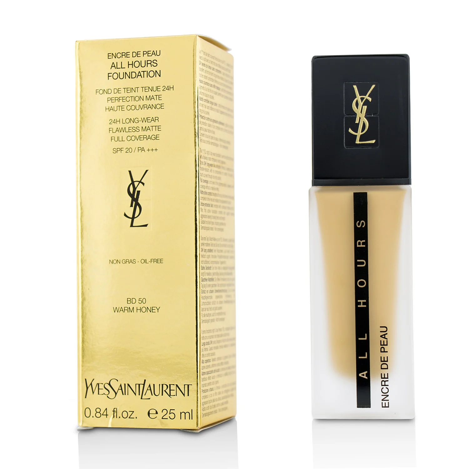 Yves Saint Laurent All Hours Foundation SPF 20 - # BR30 Cool Almond  25ml/0.84oz