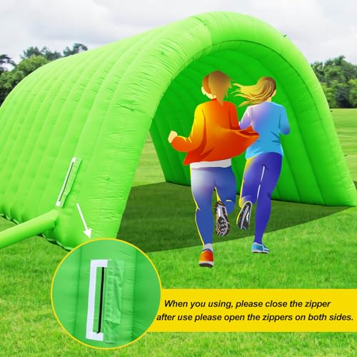 Inflatable Tunnel Sports Tunnel Entrance with Blower Football Tunnel Tent Entryway for Business Advertise Party Exhibition Promotion Street,Shop