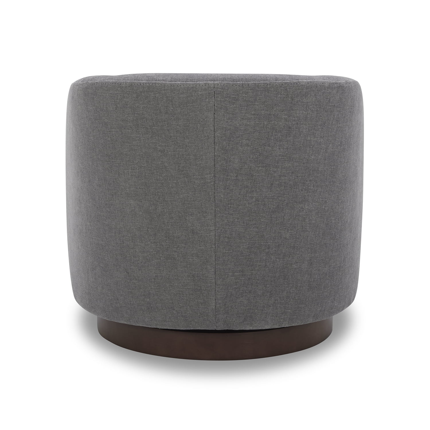 Better Homes & Gardens Bradford Wooden Base Modern Swivel Chair, Gray