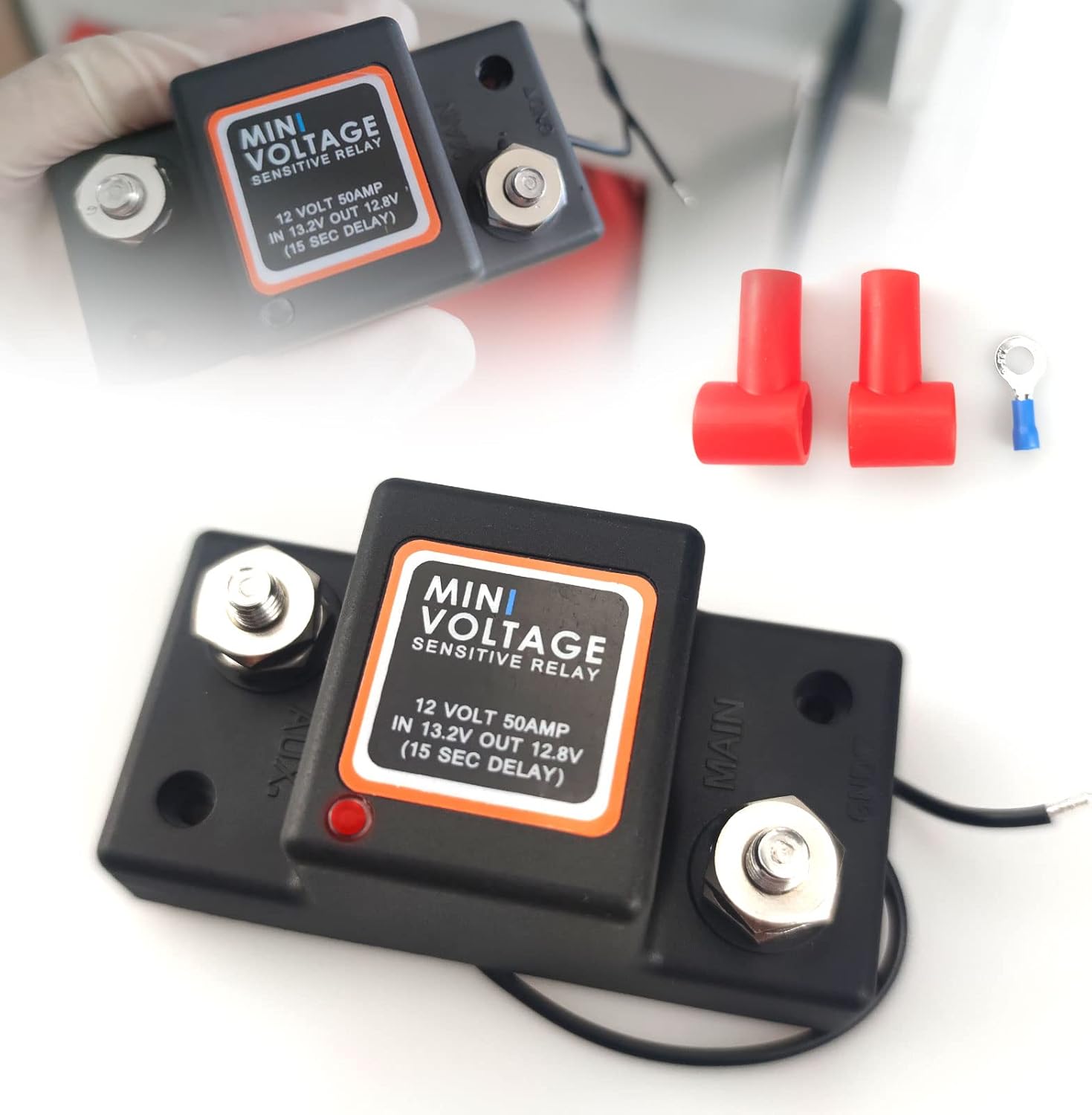 Dual Battery Isolator 12V 140Amp, Voltage Sensitive Relay VSR
