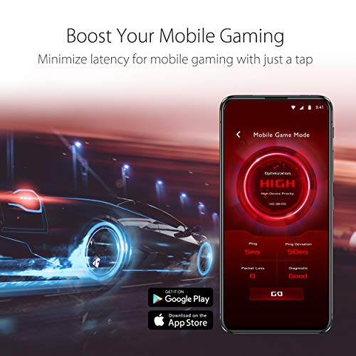 ASUS RT-AX86U Pro (AX5700) Dual Band WiFi 6 Extendable Gaming Router, 2.5G Port, Gaming Port, Mobile Game Mode, Port Forwarding
