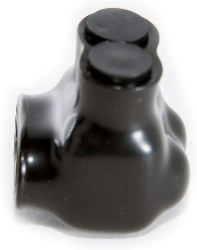 NSI Industries Polaris Black IT-4 Insulated Multi-Tap Connector- 2-Port Single-Sided Entry for 4-14 AWG Wire Range - Dry Locations