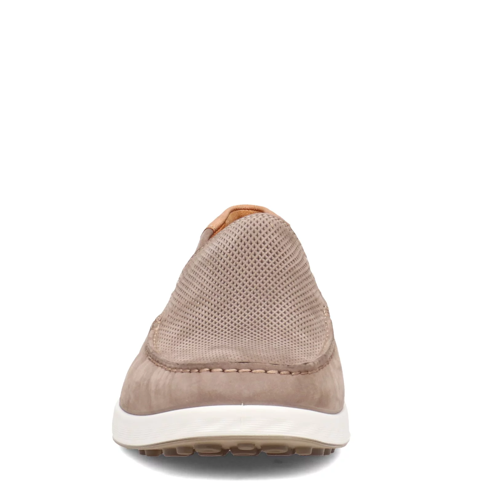 ECCO mens Lite Moc Summer Driving Style Loafer, Warm Grey/Cognac Summer Perforated, 11-11.5 US